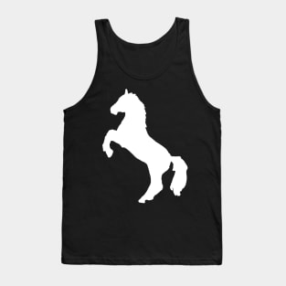 high rearing horse white Tank Top